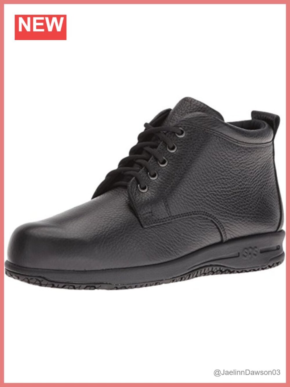 SAS Alpine Water-Resistant Leather Lace-Up Ankle Boot